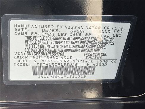 Certified 2023 Nissan Kicks S FWD image 23
