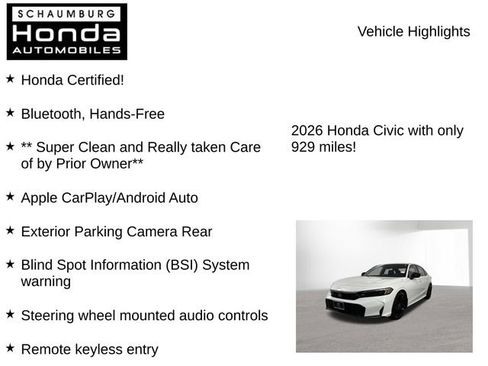 Used 2026 Honda Civic Sport image 14