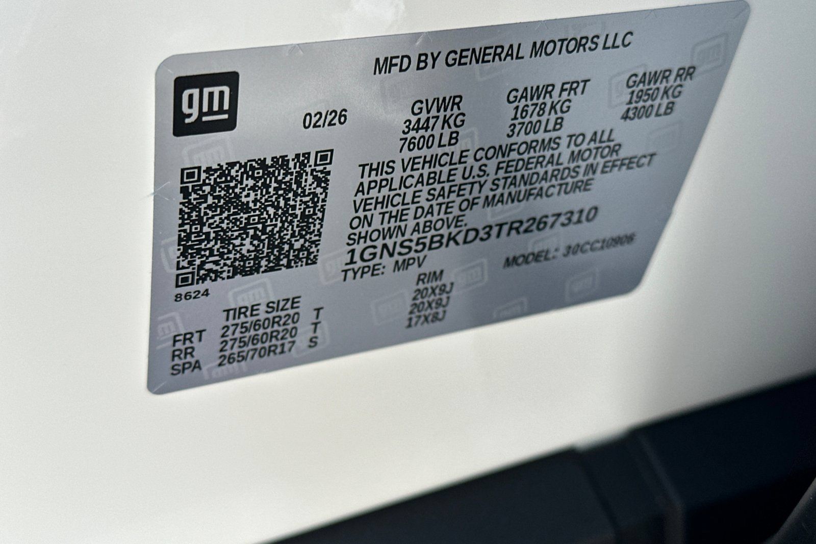 New 2026 Chevrolet Suburban LS w/ LPO, Dark Essentials Package RWD image 29