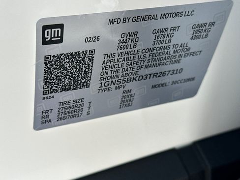 New 2026 Chevrolet Suburban LS w/ LPO, Dark Essentials Package RWD image 29