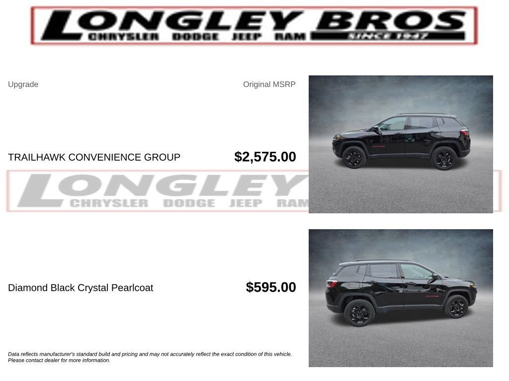 Used 2023 Jeep Compass Trailhawk w/ Trailhawk Convenience Group AWD/4WD image 2