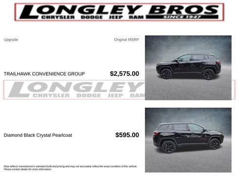 Used 2023 Jeep Compass Trailhawk w/ Trailhawk Convenience Group AWD/4WD image 2