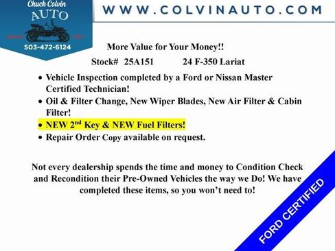 Certified 2024 Ford F350 Lariat image 8