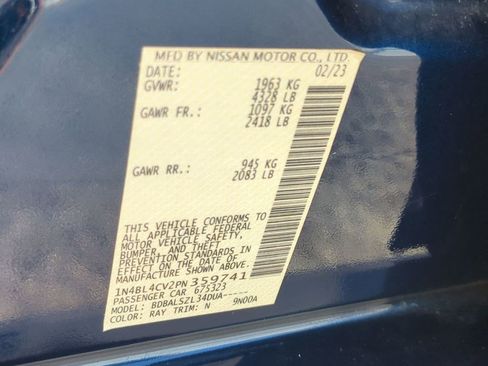 Certified 2023 Nissan Altima 2.5 SR image 29