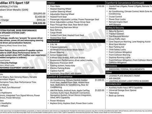 Used 2020 Cadillac XT5 Sportv image 10