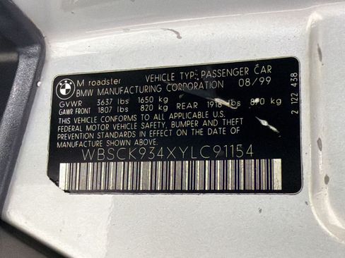 Used 2000 BMW Z3 RWD image 20