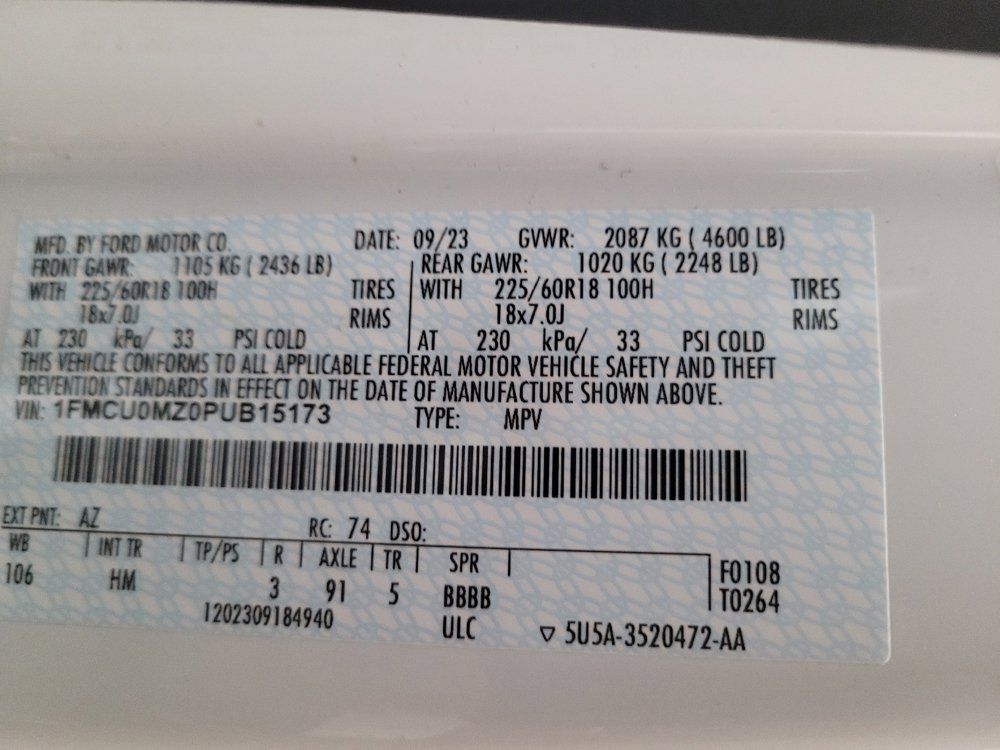Used 2023 Ford Escape ST-Line w/ Equipment Group 301A FWD image 33