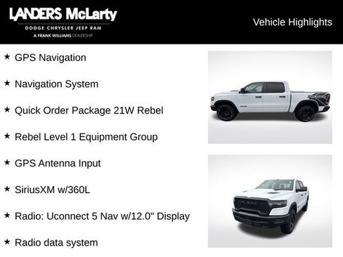 Used 2025 RAM 1500 Rebel w/ Rebel Level 1 Equipment Group image 5