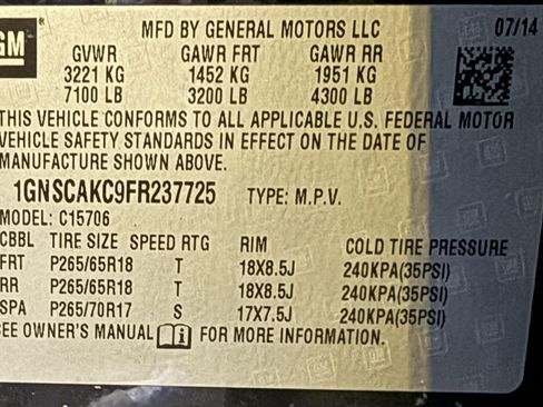 Used 2015 Chevrolet Tahoe LS w/ Max Trailering Package image 47