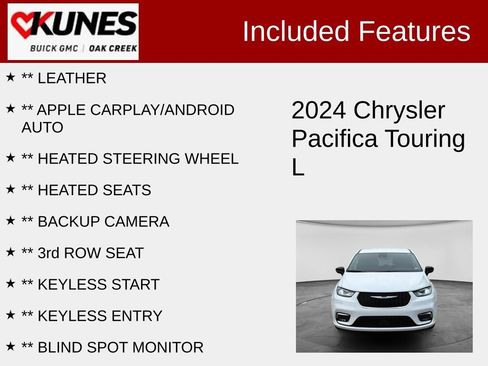 Used 2024 Chrysler Pacifica Touring-L FWD image 2