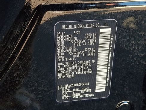 Certified 2024 Nissan Armada SL w/ Midnight Edition Package image 27