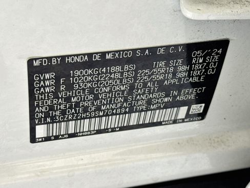 Certified 2025 Honda HR-V Sport image 30