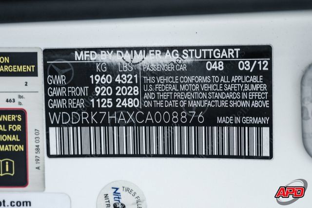 Used 2012 Mercedes-Benz SLS AMG Roadster image 89