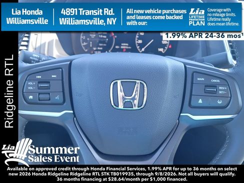 New 2026 Honda Ridgeline RTL image 18