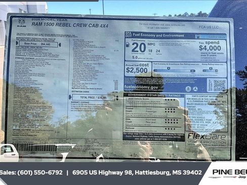 New 2026 RAM 1500 Rebel w/ Rebel Level 2 Equipment Group image 12