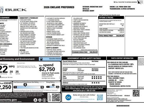 Used 2026 Buick Enclave Preferred FWD image 2