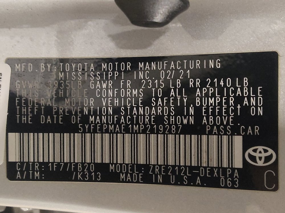 Used 2021 Toyota Corolla LE FWD image 33