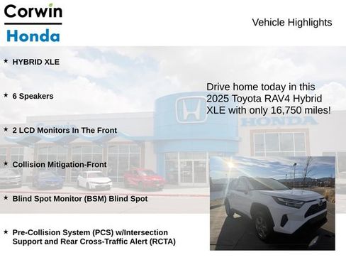 Used 2025 Toyota RAV4 XLE image 6