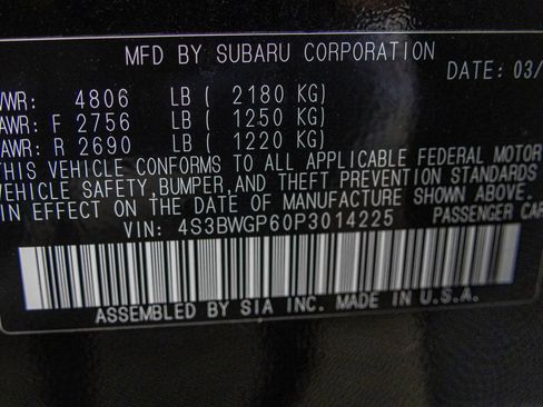Used 2023 Subaru Legacy Touring XT image 56