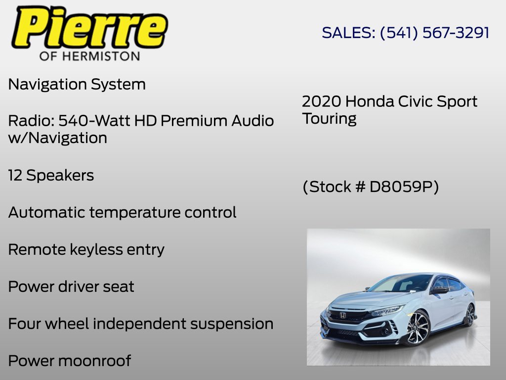 Used 2020 Honda Civic Sport Touring image 6