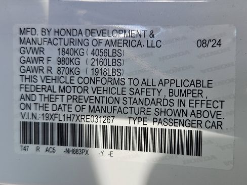 Certified 2024 Honda Civic EX-L image 28