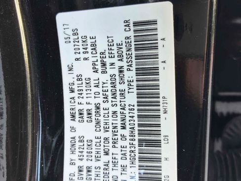 Used 2017 Honda Accord EX-L image 60