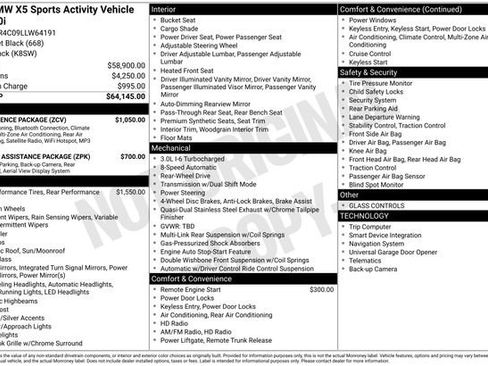 Used 2020 BMW X5 sDrive40i w/ Convenience Package image 2