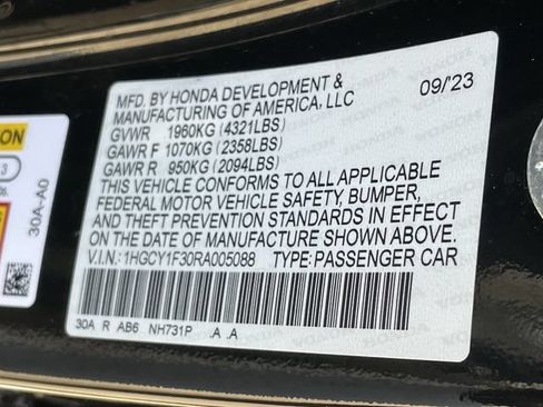 Used 2024 Honda Accord EX image 28