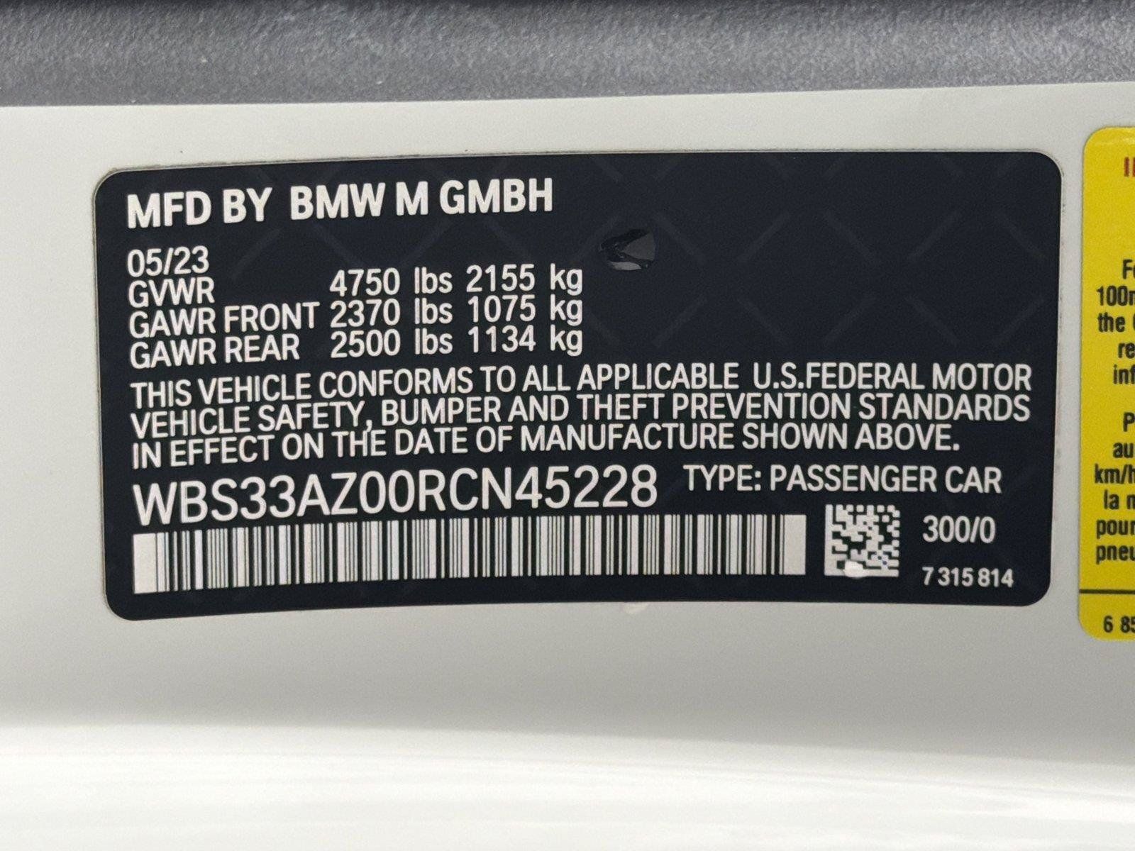 Used 2024 BMW M4 Competition w/ Executive Package RWD image 26