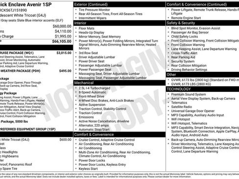Used 2026 Buick Enclave Avenir w/ Super Cruise Package FWD image 5