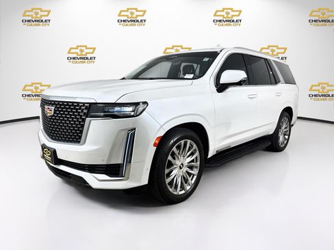 Used 2021 Cadillac Escalade Premium Luxury w/ Driver Assist Tech Package RWD image 3