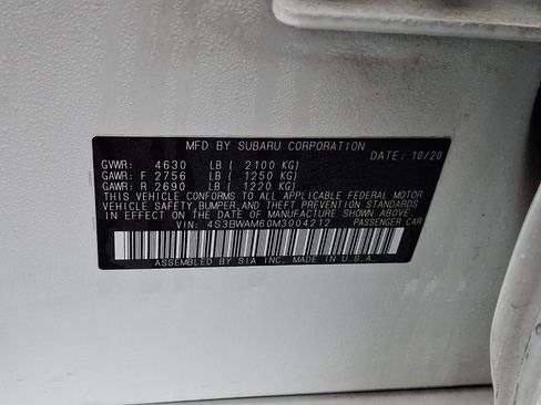 Used 2021 Subaru Legacy Limited image 26