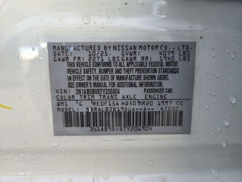 New 2026 Nissan Sentra S w/ S Cold Weather Package FWD image 22