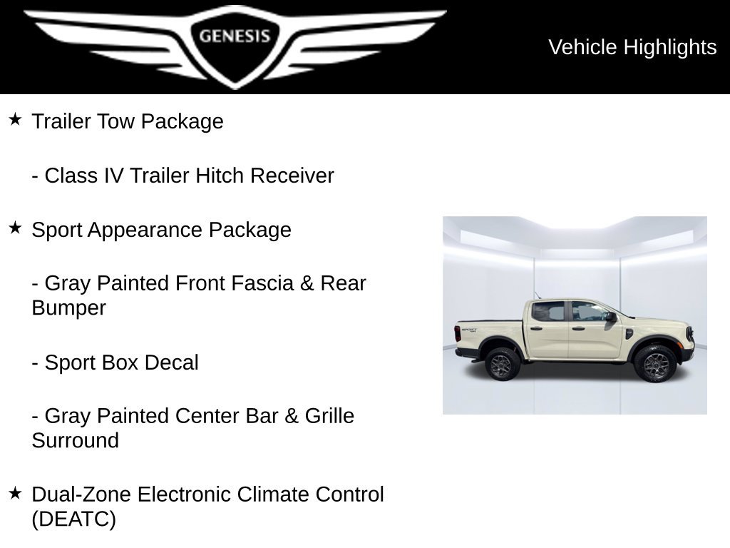 Used 2025 Ford Ranger XLT w/ Equipment Group 301A High AWD/4WD image 15