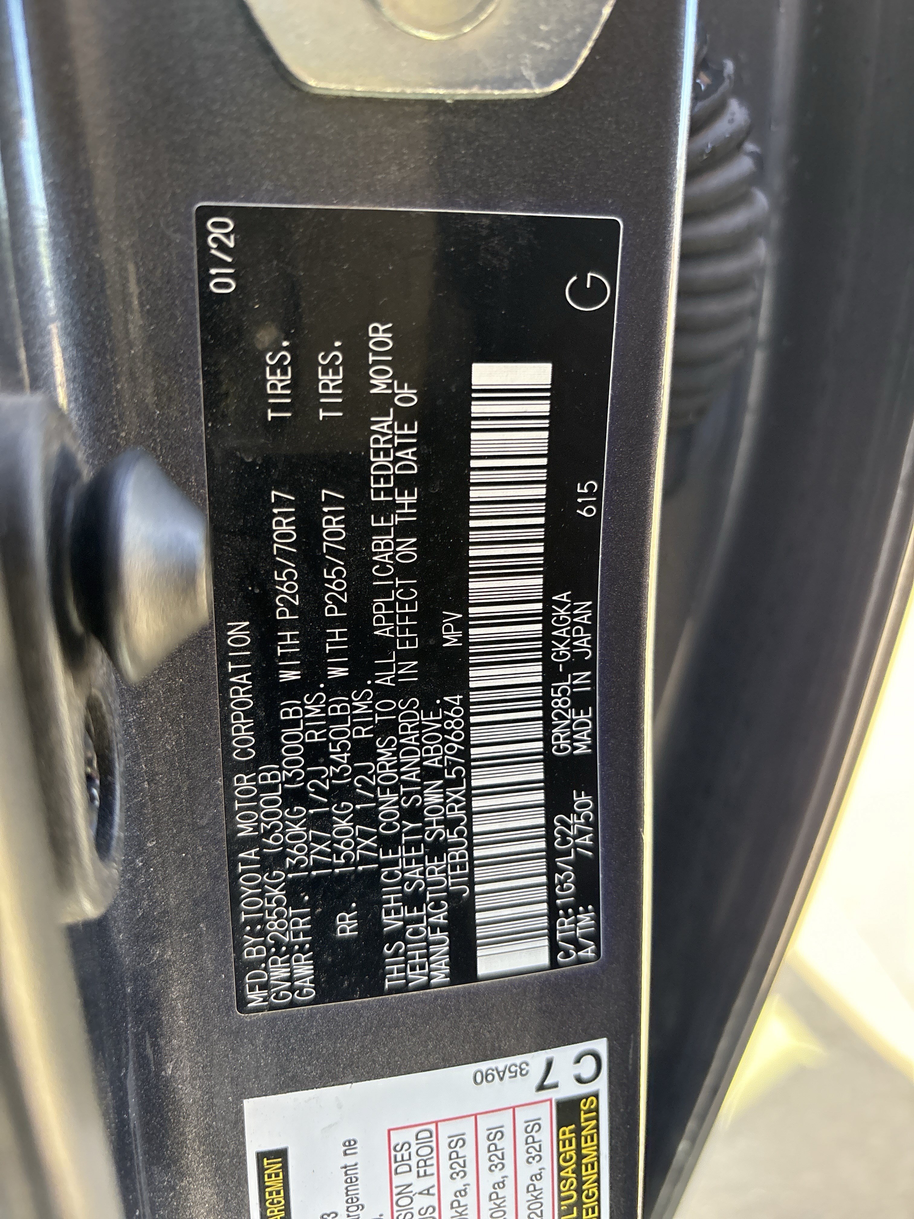 Used 2020 Toyota 4Runner TRD Off-Road Premium w/ Moonroof Package AWD/4WD image 35