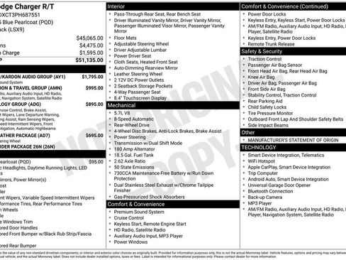 Used 2023 Dodge Charger R/T w/ Harman/Kardon Audio Group RWD image 37