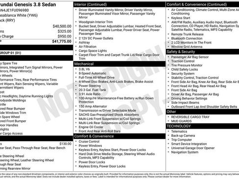 Used 2015 Hyundai Genesis 3.8 image 6