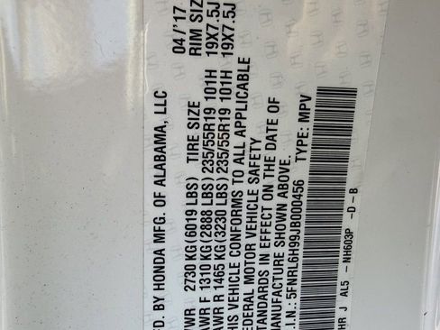 Used 2018 Honda Odyssey Elite image 10