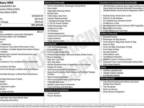 Certified 2022 Subaru WRX image 5