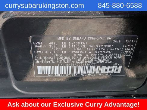 Used 2018 Subaru Outback 2.5i Premium AWD/4WD image 13