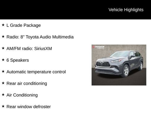 Used 2023 Toyota Highlander L FWD image 2