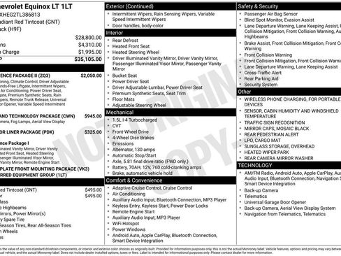 New 2026 Chevrolet Equinox LT w/ Convenience Package II FWD image 8