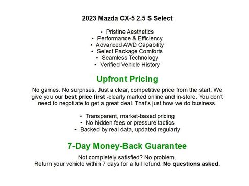 Used 2023 MAZDA CX-5 AWD 2.5 S w/ Select Package image 2