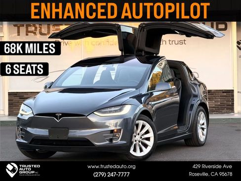 Used 2018 Tesla Model X 75D AWD/4WD image 1