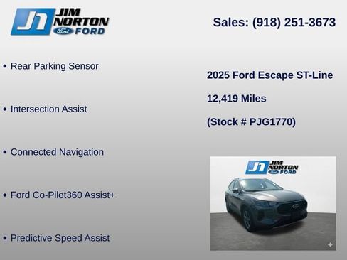 Used 2025 Ford Escape ST-Line w/ Tech Pack #1 FWD image 14