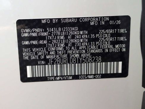 New 2026 Subaru Outback Wilderness AWD/4WD image 32