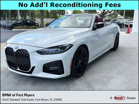 Used 2024 BMW 430i Convertible w/ M Sport Package RWD image 1