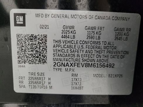 Used 2021 Chevrolet Equinox LS w/ LS Convenience Package FWD image 33