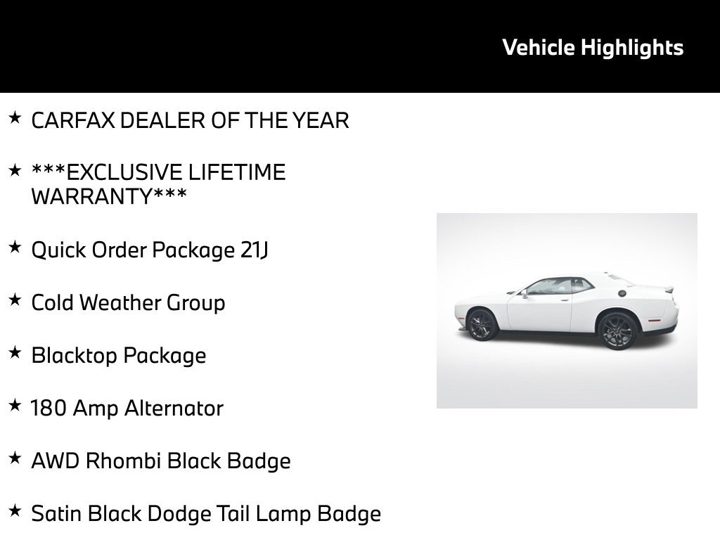 Used 2023 Dodge Challenger GT w/ Blacktop Package AWD/4WD image 5