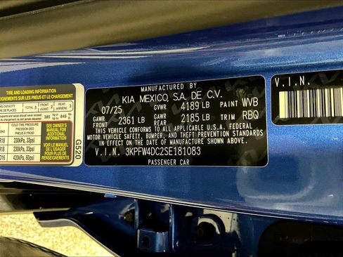 Certified 2025 Kia K4 GT-Line Turbo FWD image 19